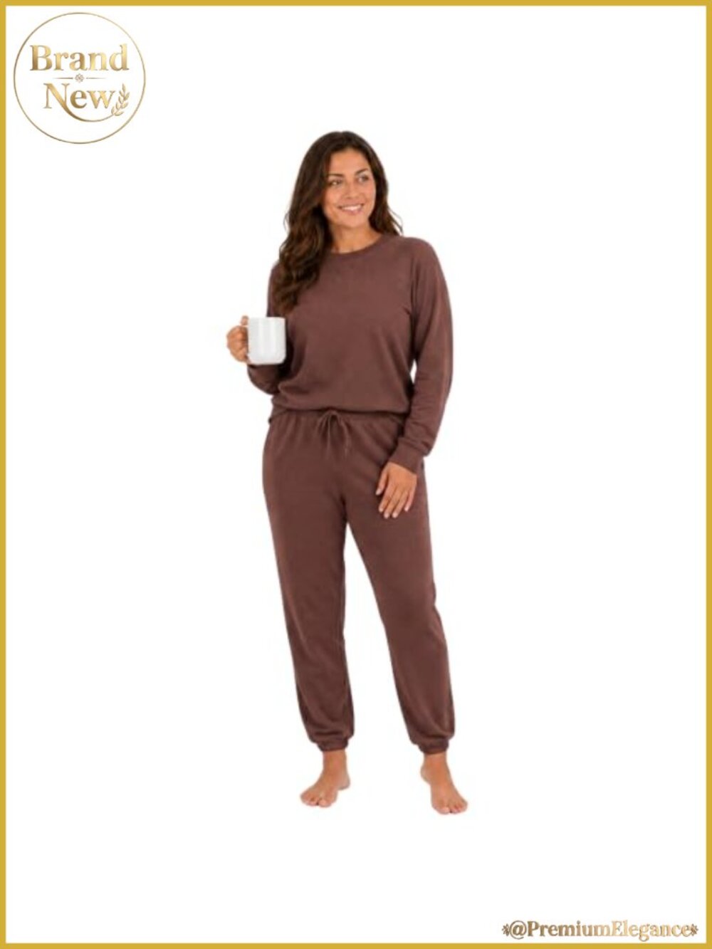 2 Piece Jogger Lounge Set Women Travel Sweatsuit Lightweight Cozy Loungewear